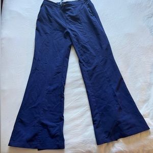 Figs Navy Blue Flared Pants